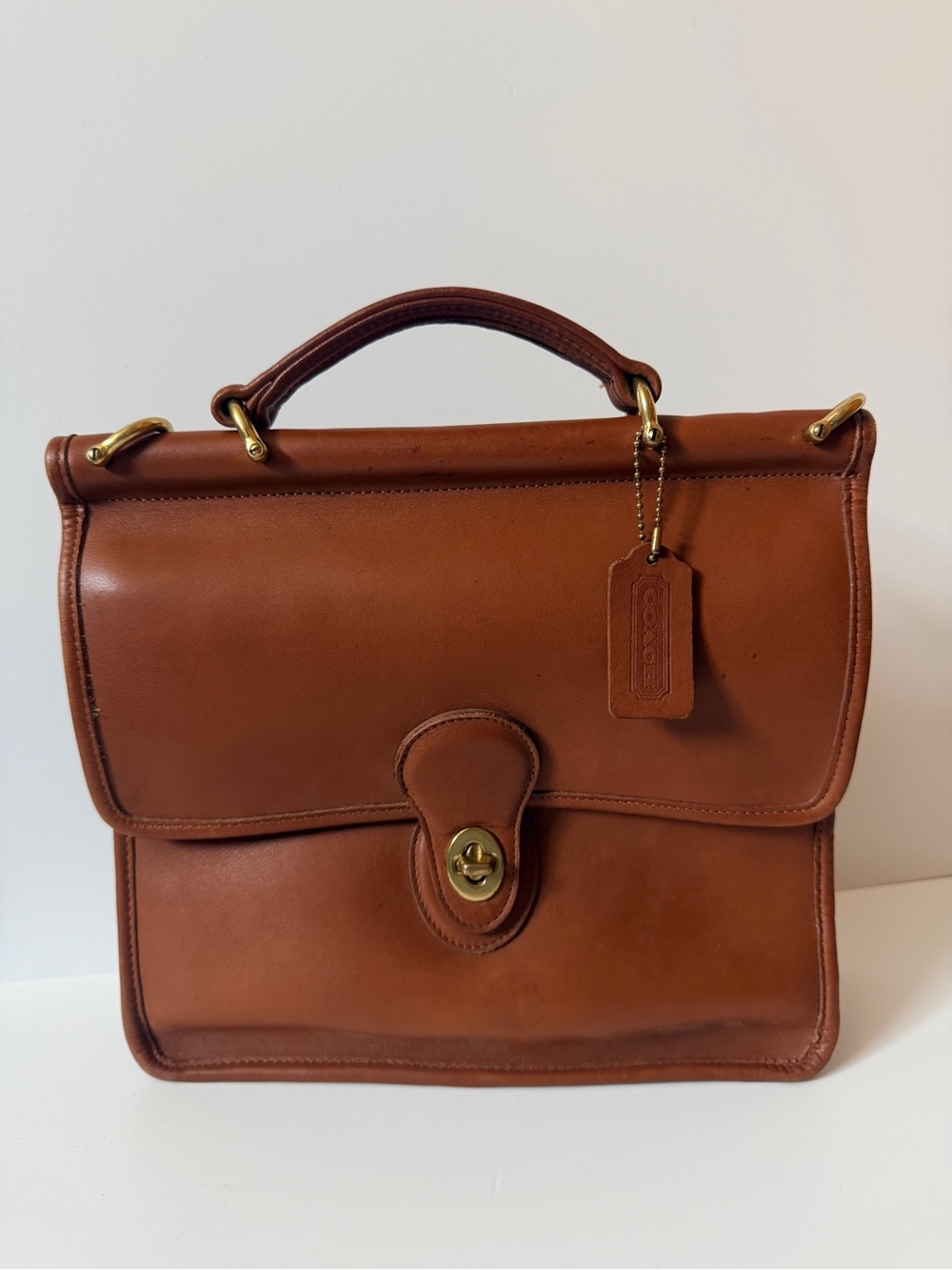 Vintage Coach Top Handle Willis Bag- no long strap